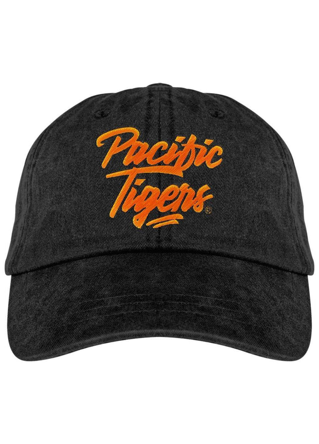 University of the Pacific Tigers Pacific Tigers Upper Echelon Fadeaway Cap Hat by Zeus Collegiate