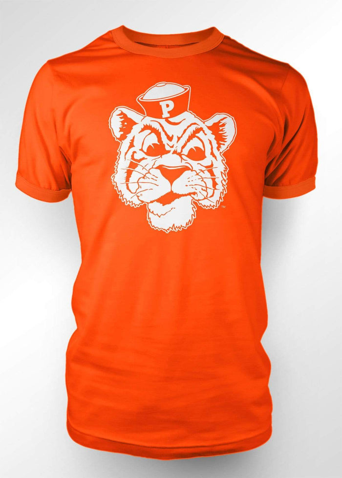 University of the Pacific Tigers Tommy Tiger Logo T-Shirt — Pacific Orange — by Zeus Collegiate