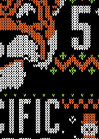 University of the Pacific Tigers Tommy Tiger Long Sleeve Tee — 1851 Detail — by Zeus Collegiate