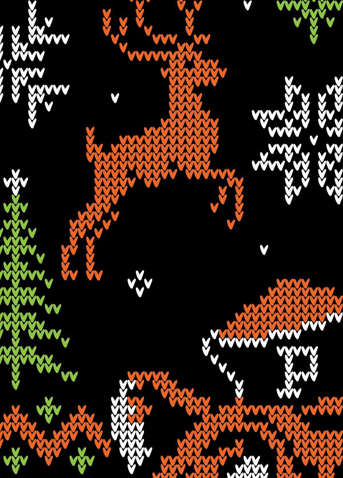University of the Pacific Tigers Tommy Tiger Long Sleeve Tee — Reindeer Detail — by Zeus Collegiate