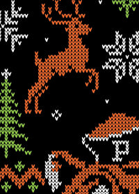 University of the Pacific Tigers Tommy Tiger Long Sleeve Tee — Reindeer Detail — by Zeus Collegiate